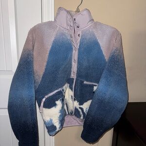 Free People Hit the Slopes Printed Fleece Jacket - Size XS Women’s - NWT